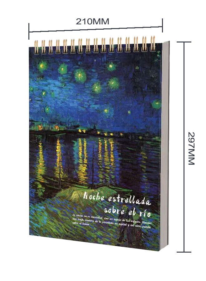 40 Pages-A4 Large Sketchbook , Thickened Blank Sketch Book,Kids Art Drawing Water Colors Notebook Acid-free Paper,for Sketching, Painting, Doodling, Journaling 29.7 x 21 in - Image 1