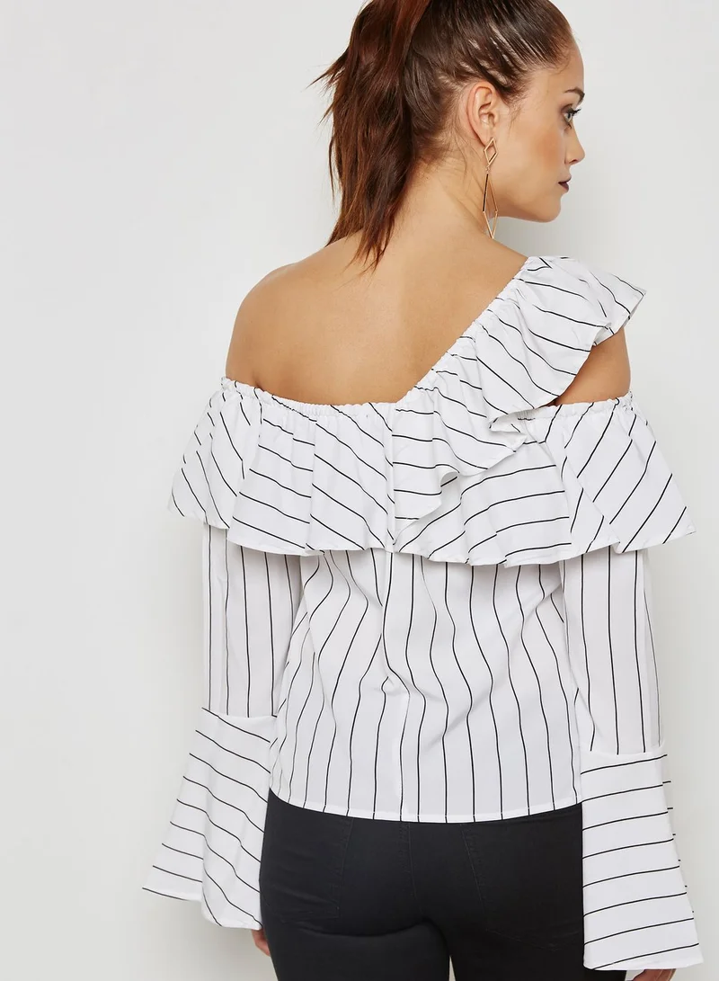 Missguided Flute Sleeve top