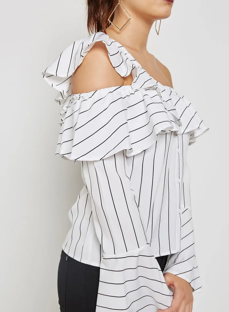 Missguided Flute Sleeve top