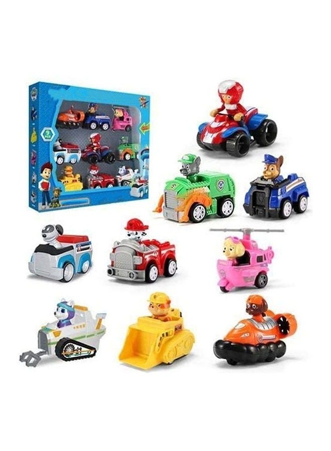 9-Piece Durable Sturdy Portable Paw Patrol Figures Toy Set For Children 7.5x5x5.5cm  - Image 2