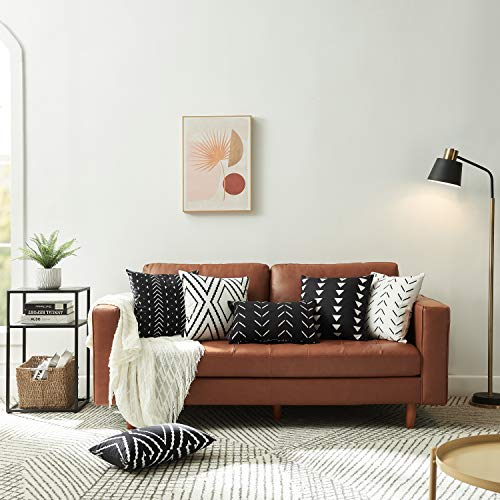 Nestinco Set of 2 Black Lumbar Pillow Covers 12 x 20 inches Boho Aztec Polyester Blend Decorative Throw Pillow Covers for Sofa Couch Bed Decor - Image 5
