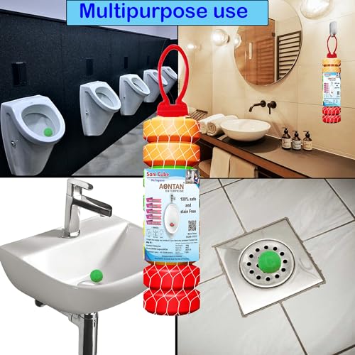 AONTAN ENTERPRISE Toilet air freshener bathroom fresheners long lasting urinal cubes for toilet fragrance Washroom,Shoe rack sanicubes bathroom freshener Mix Fragrances 100 Gram Pack of 6 - Image 5
