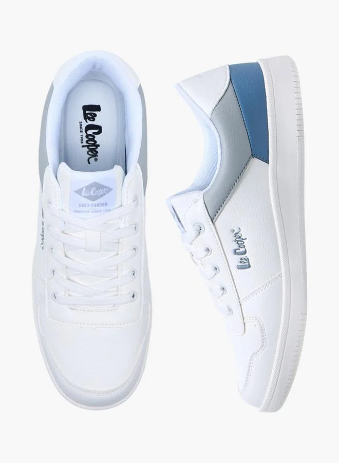 Lee Cooper Men's Panelled Lace-Up Sneakers