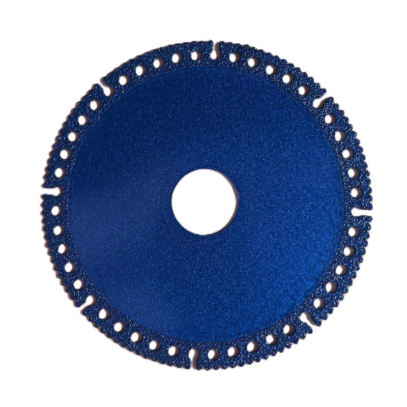 Sceptre 100mm Angle Grinder Cutter Disc – Multi-Purpose Cutting Blade for Marble, Steel, Tile, PVC & Rubber | Dry Cut Saw Blade | 13800 RPM Durable Grinding Wheel (Blue) - Image 2