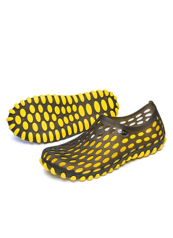 NIBEMINENT Breathable Hollow Out Sandals Men's Women's Summer Lightweight Bird's Nest Slippers Water Shoes Couple Holiday Beach Shoes  - Image 2