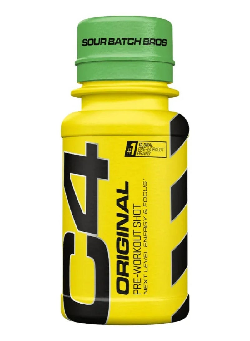 Cellucor C4 Pre Workout Shot Sour Batch Bros (Pack of 12) - Image 2