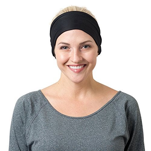 Verceys Multipurpose Black Headwrap and Bandana For Women - (Free Size) - Image 1