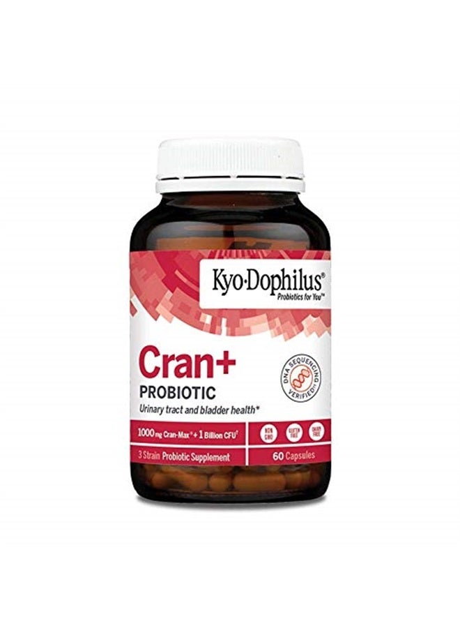 kyolic Kyo-Dophilus Cran+ Probiotic, Urinary Tract and Bladder Health*, 60 capsules - Image 2