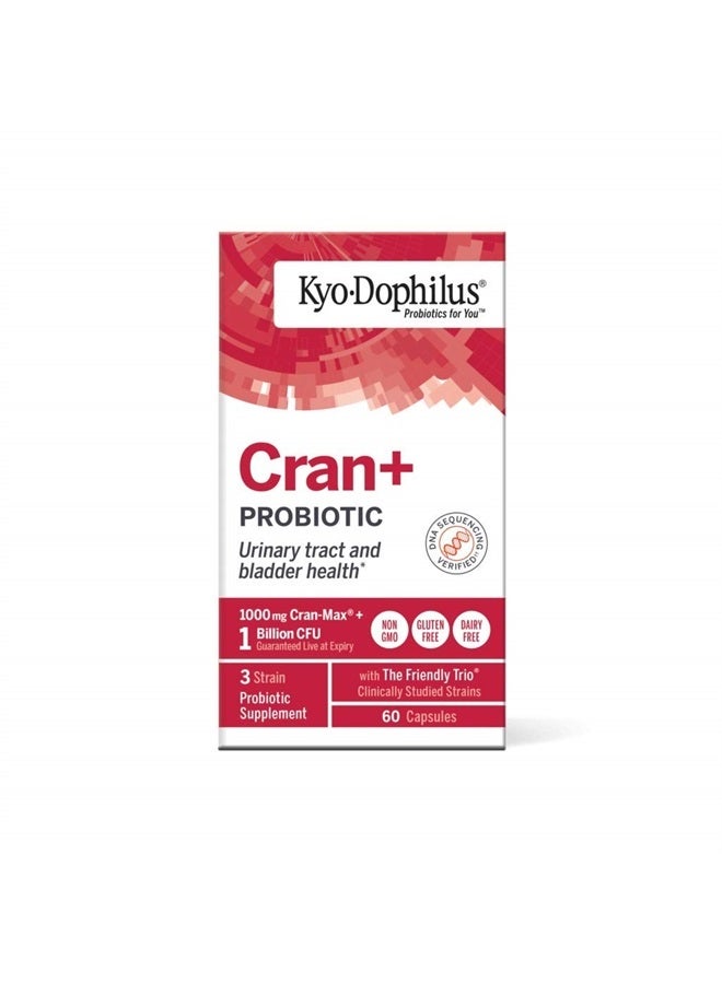 kyolic Kyo-Dophilus Cran+ Probiotic, Urinary Tract and Bladder Health*, 60 capsules - Image 3