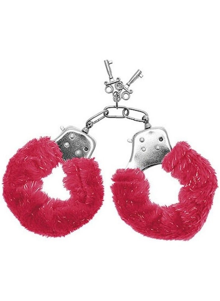 Metal Handcuffs  Toy with Key for Masquerade or Themed Parties
