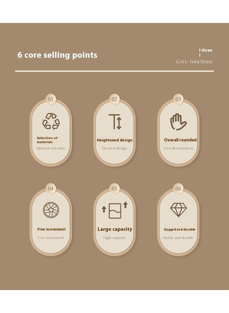 Bluejw Multipurpose Yoga Mat Storage Basket Plastic Laundry Baskets with Wheels,Yoga Mat Storage Basket Bin and Laundry Bin for Home Gym Storage,Workout Storage,Laundry storage - Image 3