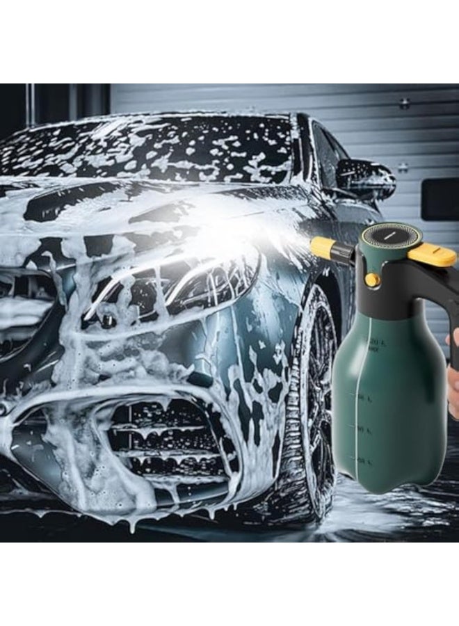 Arabest Electric Snow Foam Pump Sprayer - Battery Powered Snow Foam | 2L Electric Car Washing Sprayer | Portable Garden Watering Tool | Handheld Spraying Kettle For Truck, Window, Glass - Image 3