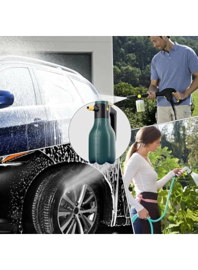 Arabest Electric Snow Foam Pump Sprayer - Battery Powered Snow Foam | 2L Electric Car Washing Sprayer | Portable Garden Watering Tool | Handheld Spraying Kettle For Truck, Window, Glass - Image 5