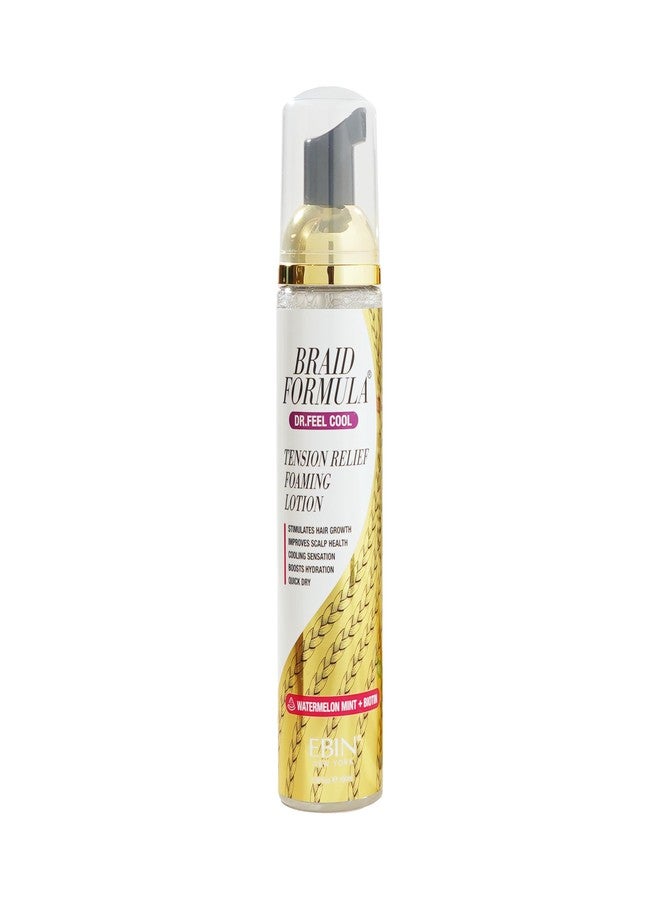 EBIN NEW YORK DR. FEEL COOL Tension Relief Foaming lotion Watermelon Mint Biotin 3.38 fl. 0z. 100ML Hydrates Scalp, Strengths Hair, Gives Cooling Sensation, Quick Dry - Image 1