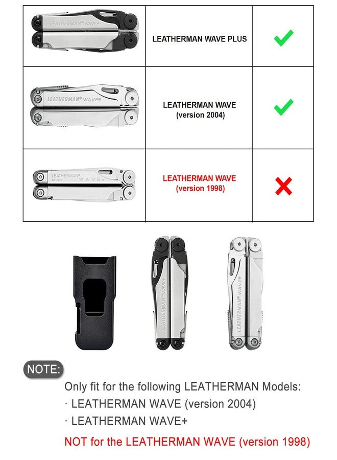 iGuerburn جراب iGuerburn القابل للدوران 360 درجة لحقيبة Wave وWave Plus + من Leatherman، وحافظة Wave Plus، وحافظة بمشبك حزام من Leatherman لحزام 1.5 بوصة/1.75 بوصة - Image 5