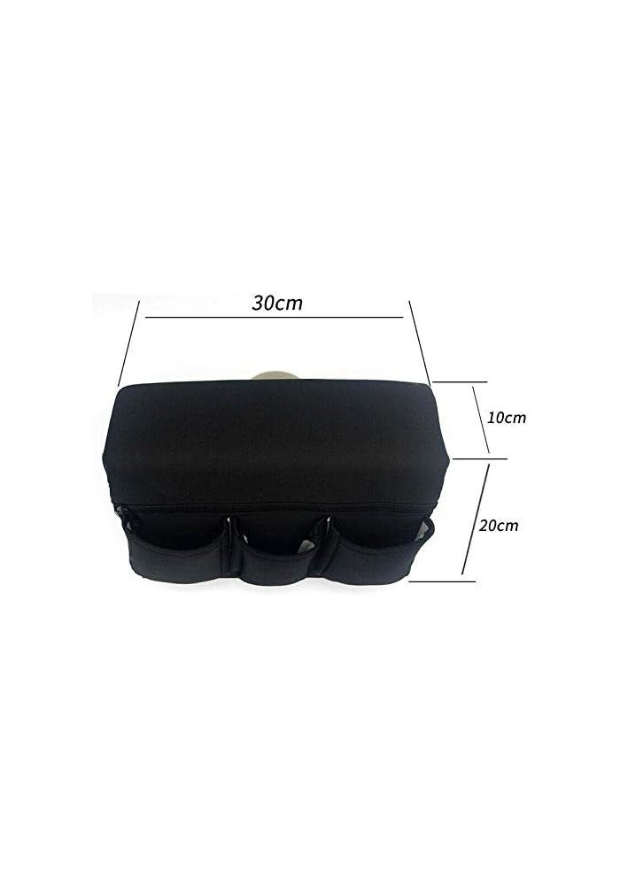 DEMULAX Black Leather Car Storage Box Organizer - Image 2