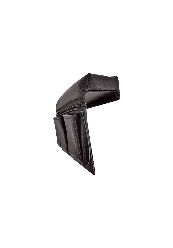 DEMULAX Black Leather Car Storage Box Organizer - Image 4