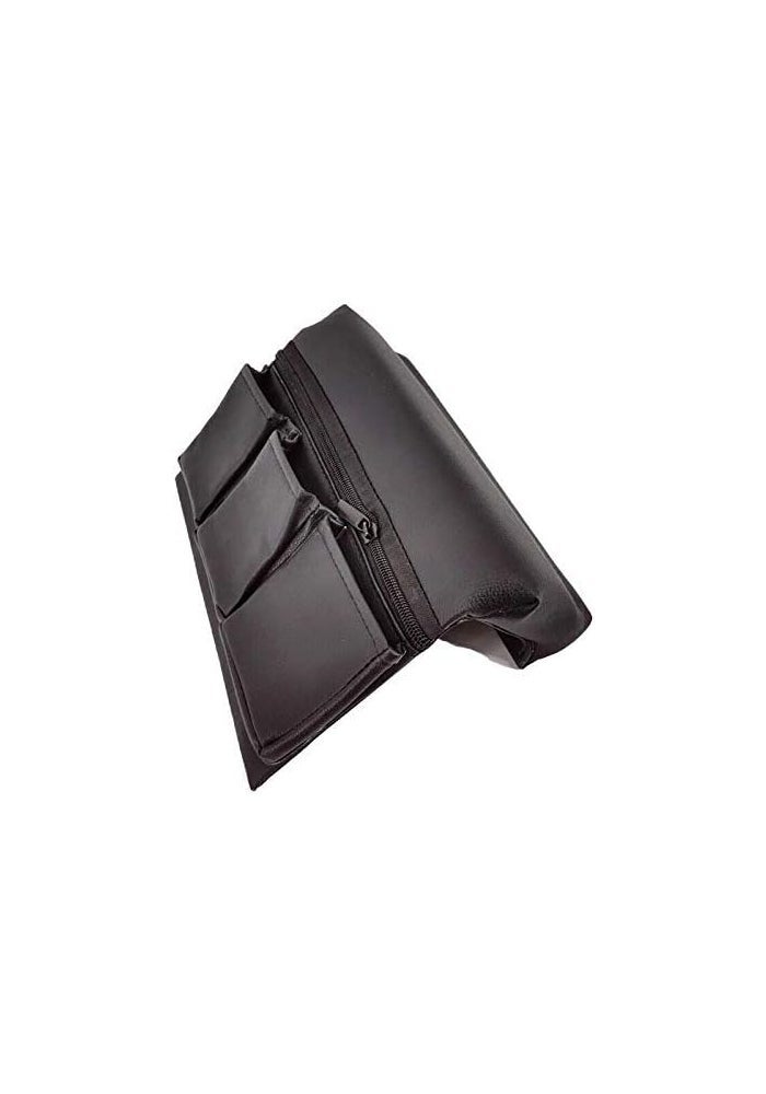 DEMULAX Black Leather Car Storage Box Organizer - Image 5