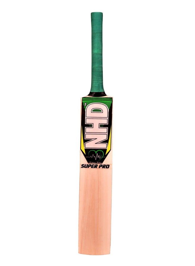 NHD Super PRO Poplar Willow Cricket Bat for Hard & Soft Cricket Tennis Ball (Size 6) - Image 3