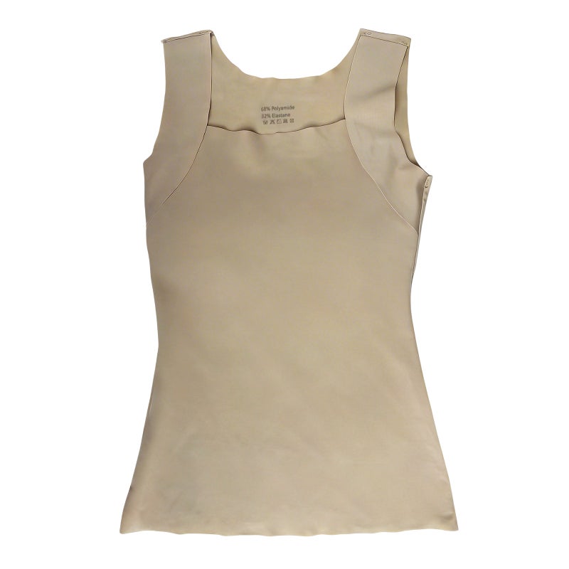 Zeriluna Skin Color Square Neck Padded Base Shirt - Soft, Comfortable, Lightweight & Breathable Everyday Vest - Image 1