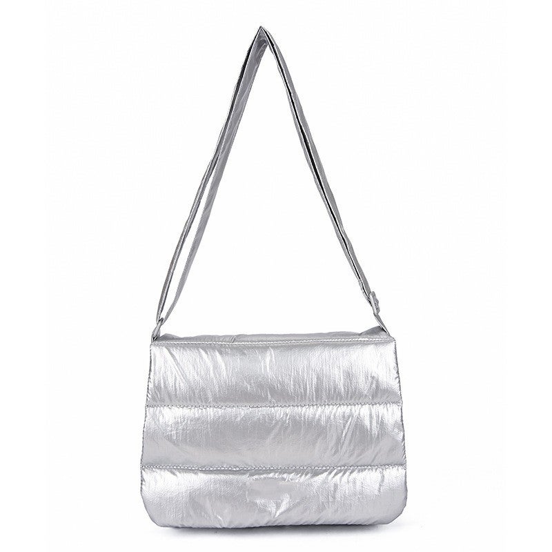 Nylon Crossbody Bag with Macaroon Colors - Image 5
