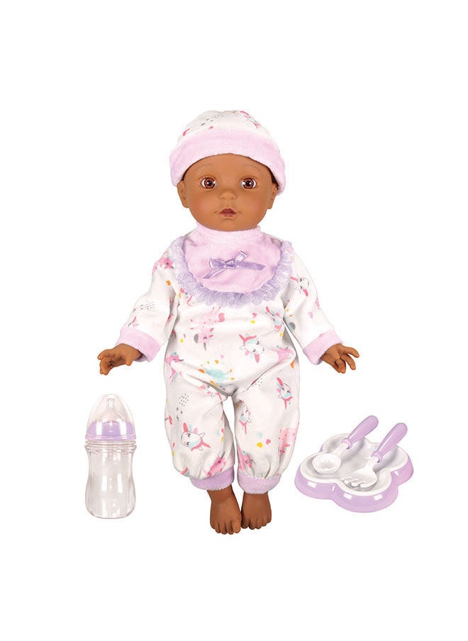 Lotus Soft-Bodied Baby Doll – Afro-American (No Hair) 18 Inch  - Image 2