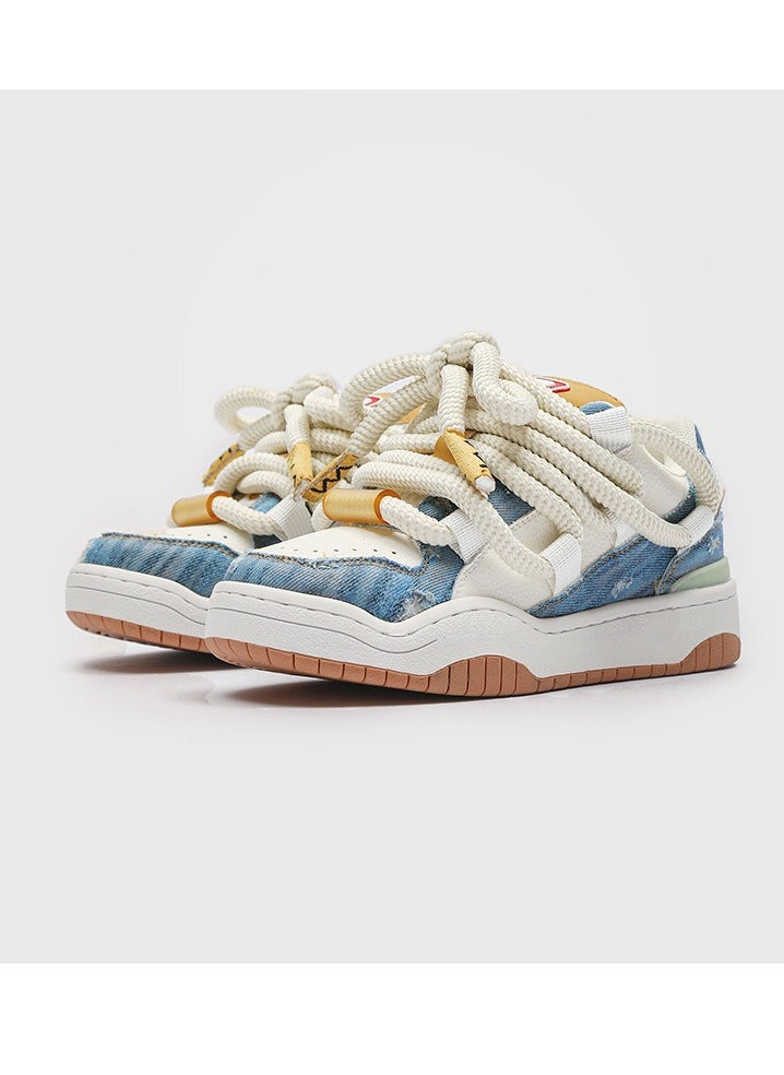 KUYING New Thick Sole Elevated Board Shoes  - Image 1