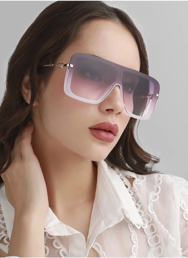 Haute Sauce Gradient Oversized Sunglasses