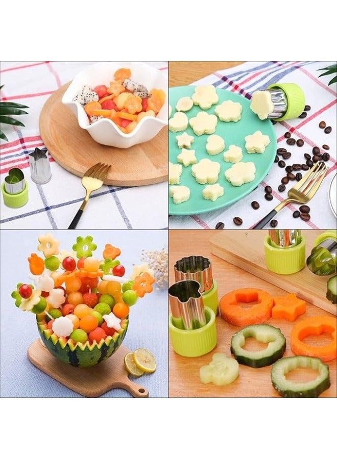 6 Pieces Mini Cookie and Vegetable Cutter Set for Kids - Image 4