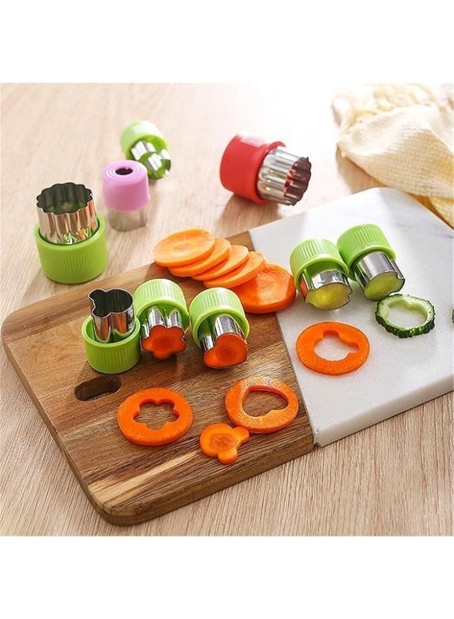 6 Pieces Mini Cookie and Vegetable Cutter Set for Kids - Image 3