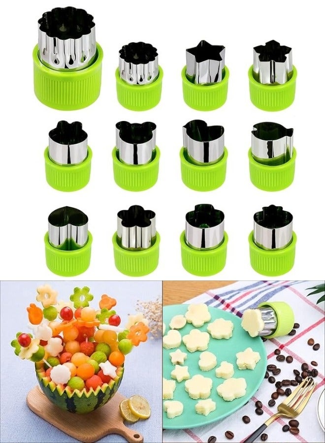 6 Pieces Mini Cookie and Vegetable Cutter Set for Kids - Image 2