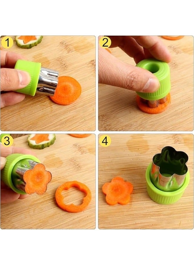 6 Pieces Mini Cookie and Vegetable Cutter Set for Kids - Image 5