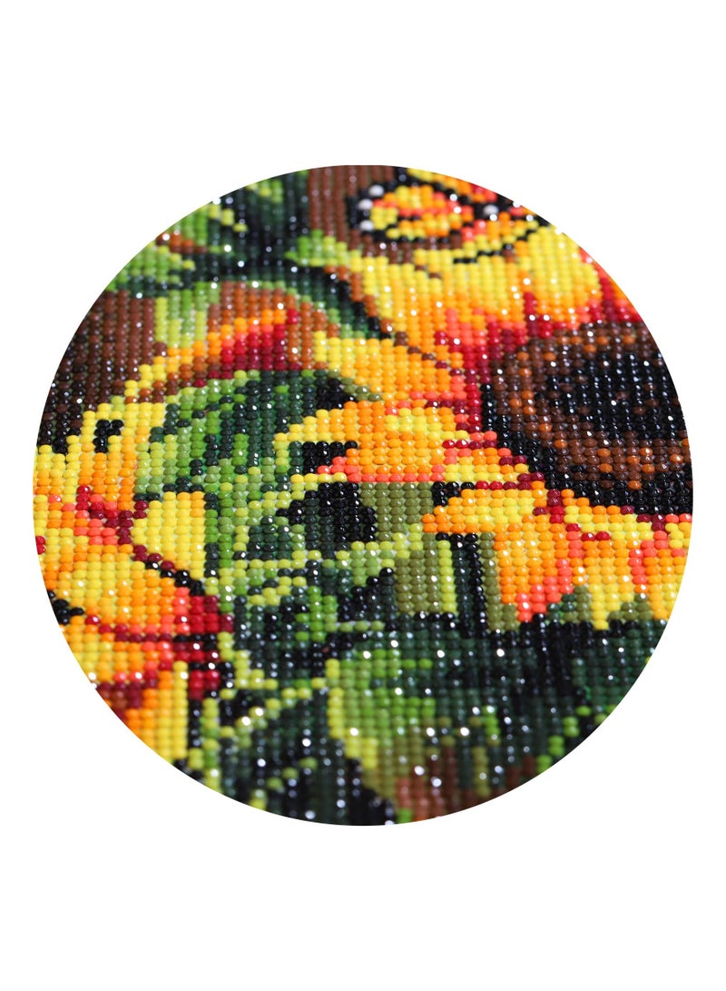 SYOSI Sunflower Diamond Painting Set 5D DIY Butterfly Diamond Art Set - Image 2