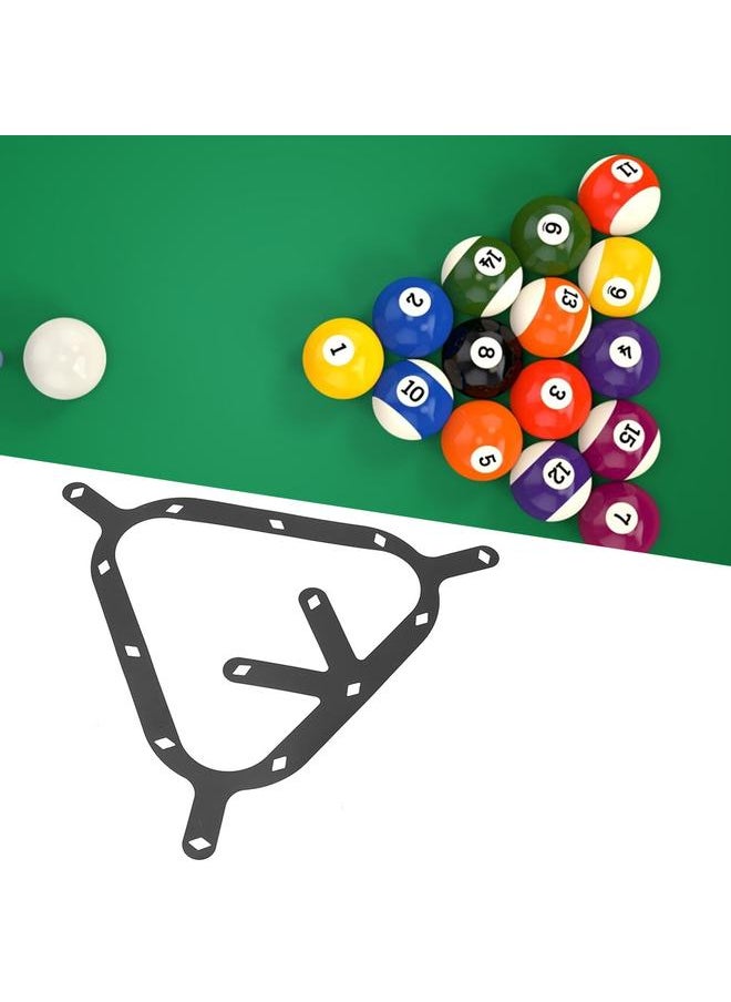 Thoraya 6Pcs/Set Thin Film 9 Balls Billiard Kick-off Rack Ball Holder Positioning Billiard Table Pool Cue Accessory#3  - Image 3
