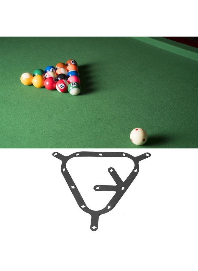Thoraya 6Pcs/Set Thin Film 9 Balls Billiard Kick-off Rack Ball Holder Positioning Billiard Table Pool Cue Accessory#3  - Image 4