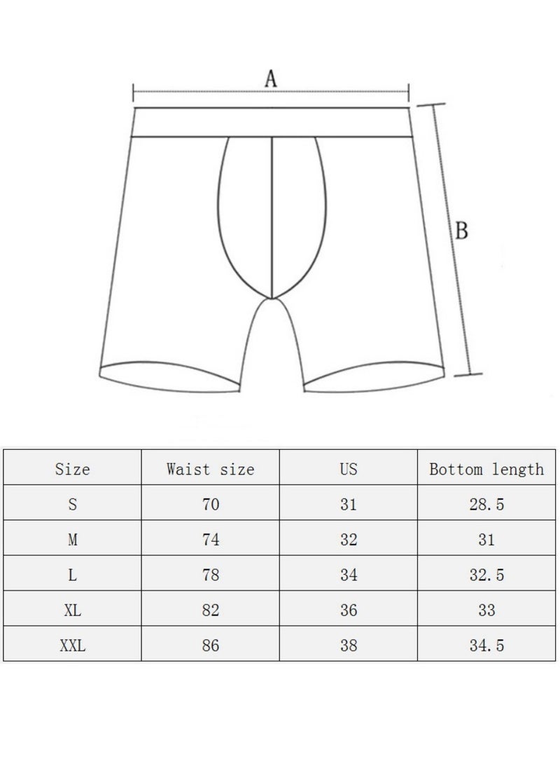 RedMapleTEK 4 Pairs Men's Soft Cotton Briefs - Image 3