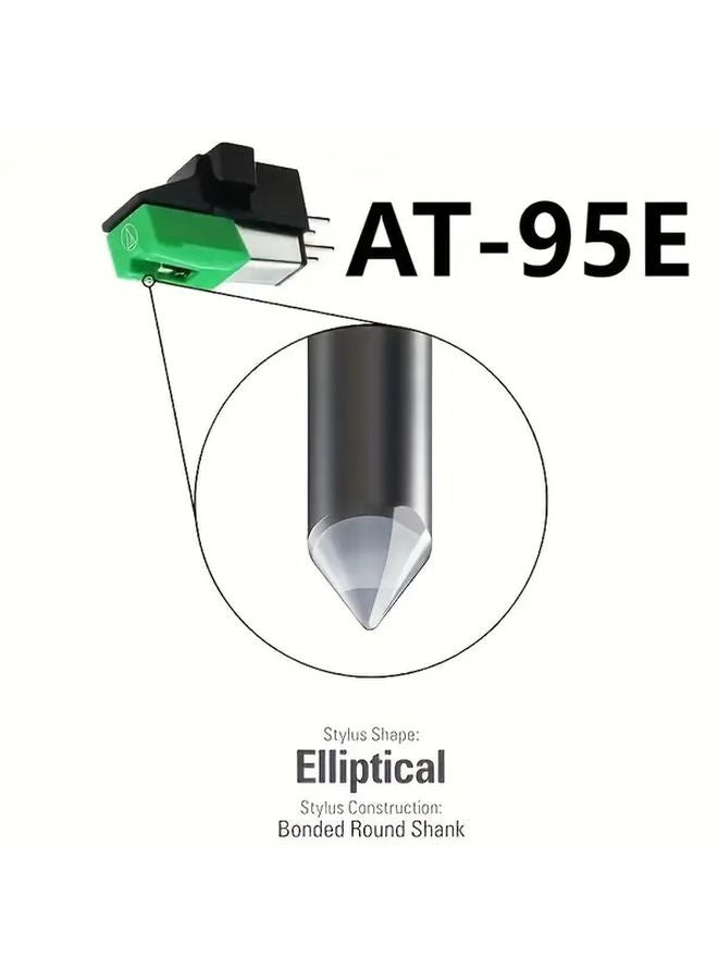 Audio Technica AT 95E High Fidelity MM Magnetic Phono Cartridge With Diamond Stylus - Image 2
