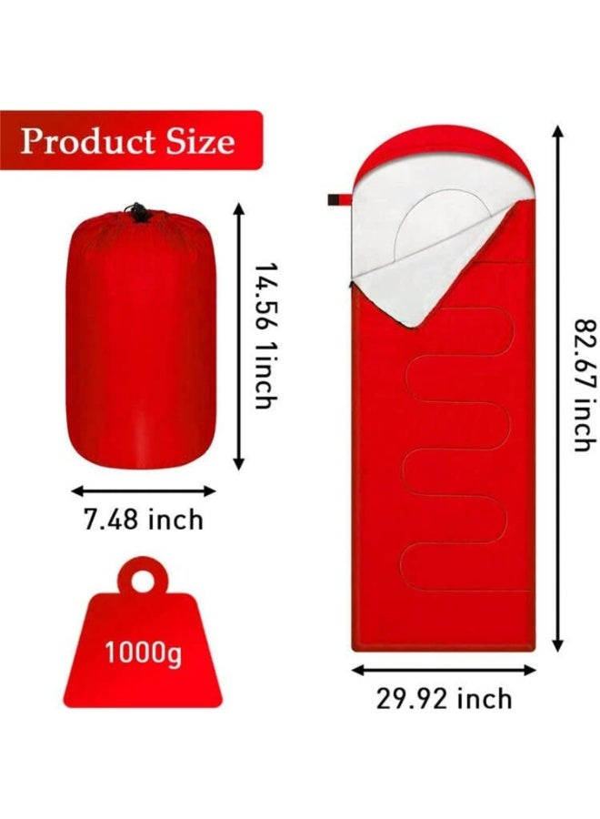 4-Season Waterproof Sleeping Bag – Lightweight Camping Hiking Mountaineering Indoor Outdoor Gear for Adults & Kids - Image 2