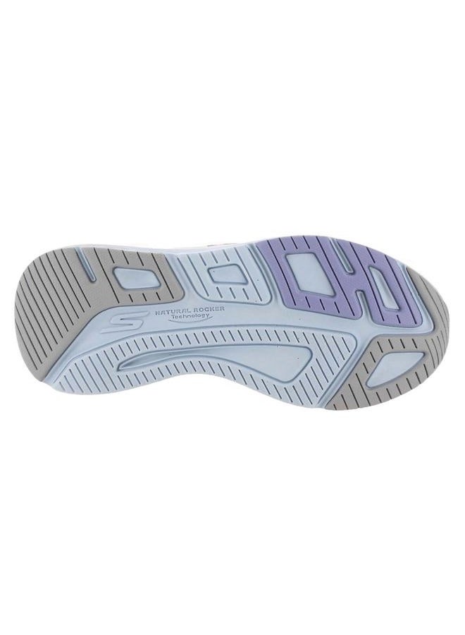 SKECHERS Women's Max Cushioning Elite 2.0 Solace Hands Free Slip-Ins Sneaker, Gray/Blue, 9.5 - Image 3