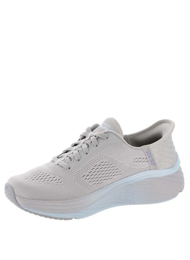 SKECHERS Women's Max Cushioning Elite 2.0 Solace Hands Free Slip-Ins Sneaker, Gray/Blue, 9.5 - Image 4