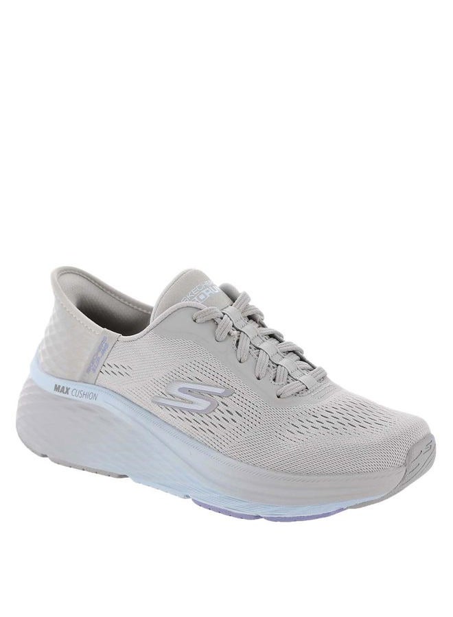 SKECHERS Women's Max Cushioning Elite 2.0 Solace Hands Free Slip-Ins Sneaker, Gray/Blue, 9.5 - Image 1