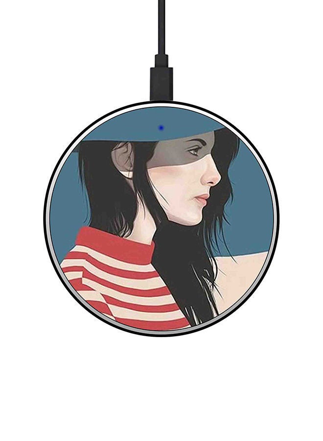 NIBEMINENT 15W Ultra Slim Fast Wireless Charger Multicolour