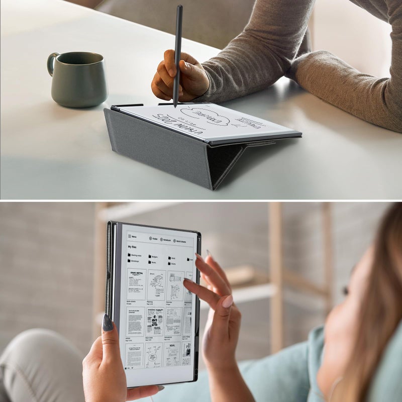 CoBak Case for Remarkable 2 -with Pen Holder and Multi-Angle Foldable Stand Feature -Perfect Choice of Remarkable 2 Case with Pen Holder for The Remarkable 2 Paper Tablet (2020 Released) ***Black - Image 4