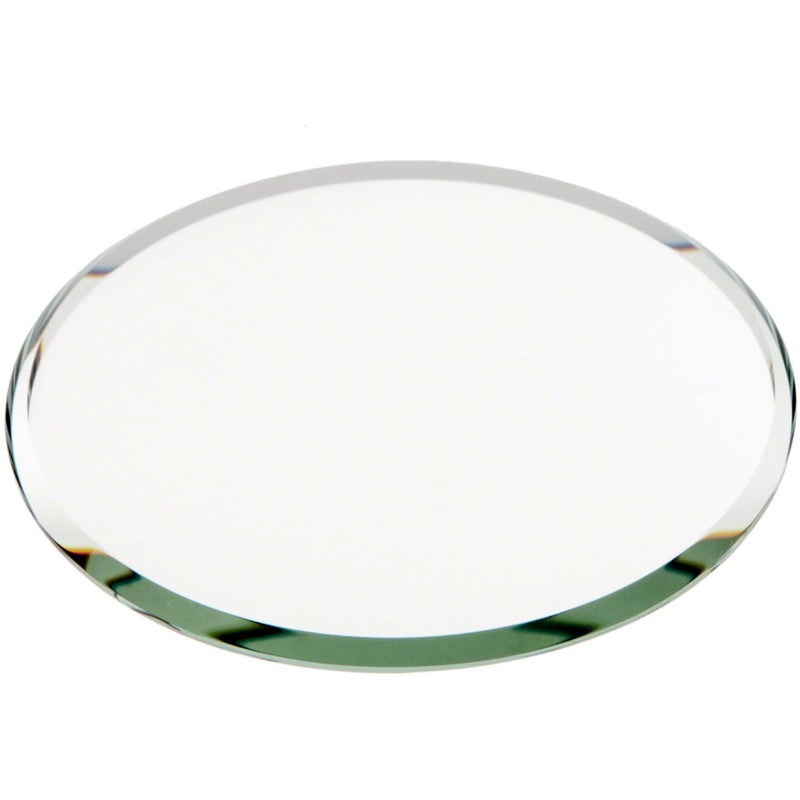 Plymor Plymor 3 Round 3mm Thick Beveled Glass Mirror Circle Pack of 3 