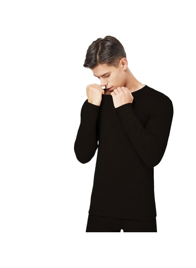 Autumn Winter Mink Velvet Mulberry Silk Heating Fleece Lined Thickened Antibacterial Thermal Underwear Set For Men And Women Couples
