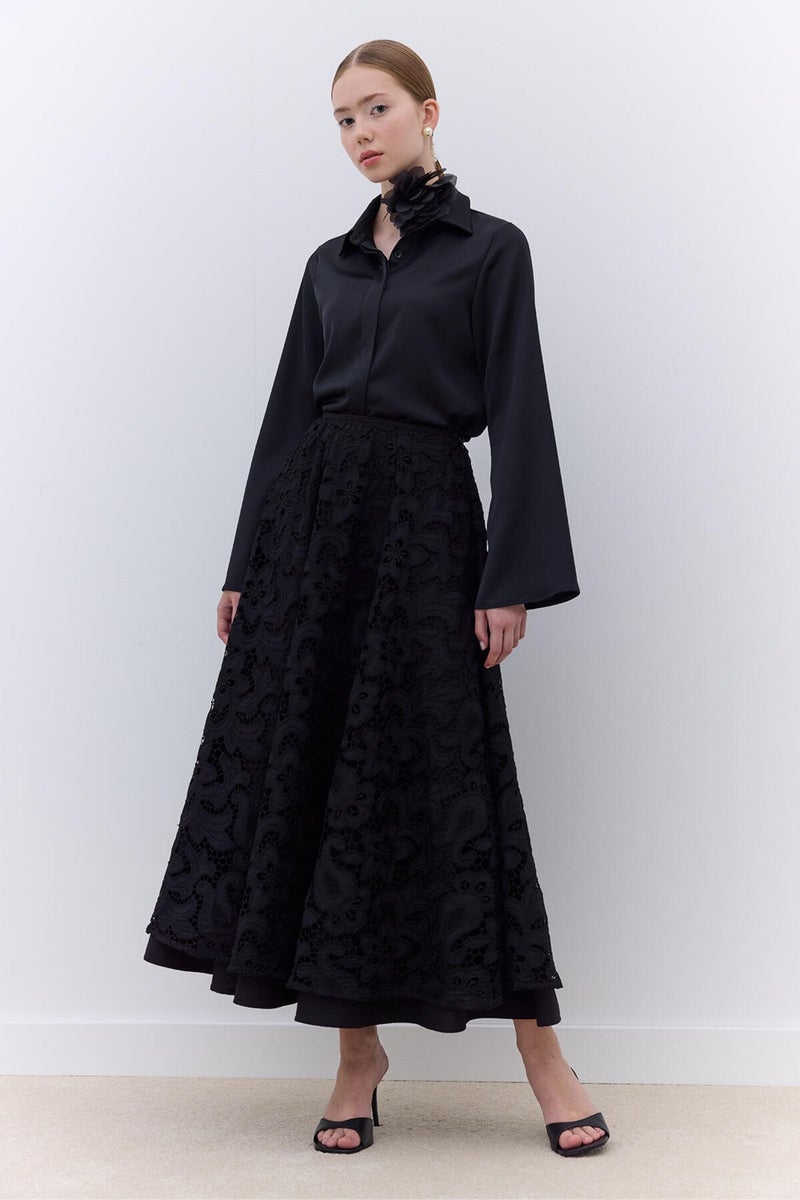 Manuka Limited Edition Lace Skirt Black  - Image 1