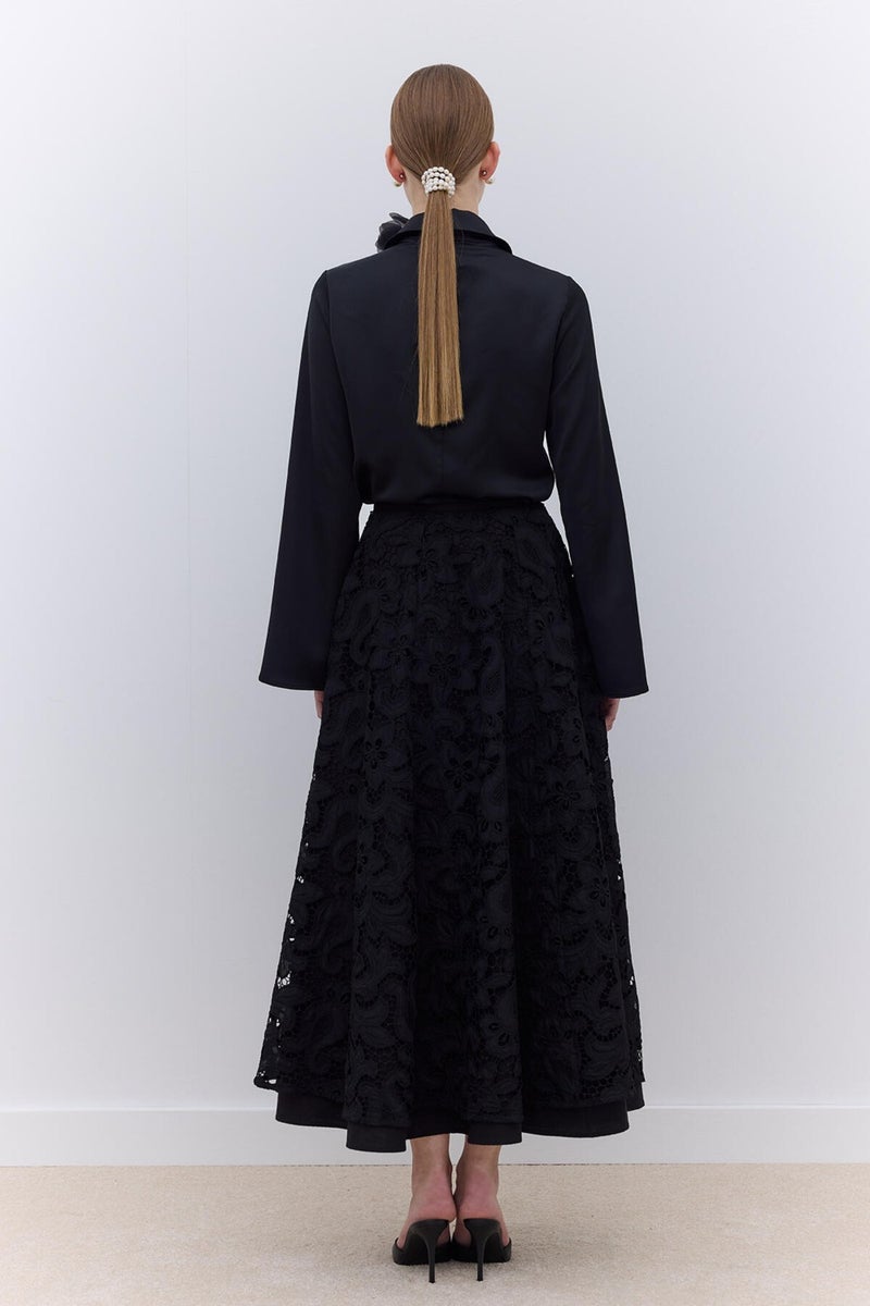 Manuka Limited Edition Lace Skirt Black  - Image 4