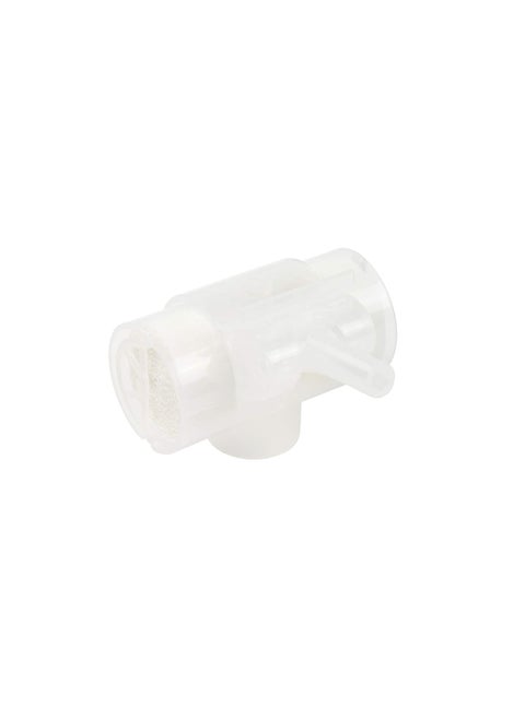 Dynarex 30303 Series Resp02 Trach HME 1500 TShape Tracheostomy Heat Moisture Exchanger with Swivel O2 Port Pack of 50