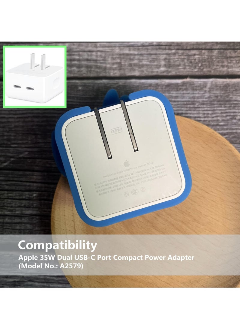 KIIUMI - 3D Cartoon Series Slim Charger Protector Compatible with iPhone 18W 20W， Fast Charging Cable Protector， Cover Data Cable Protector - Image 1
