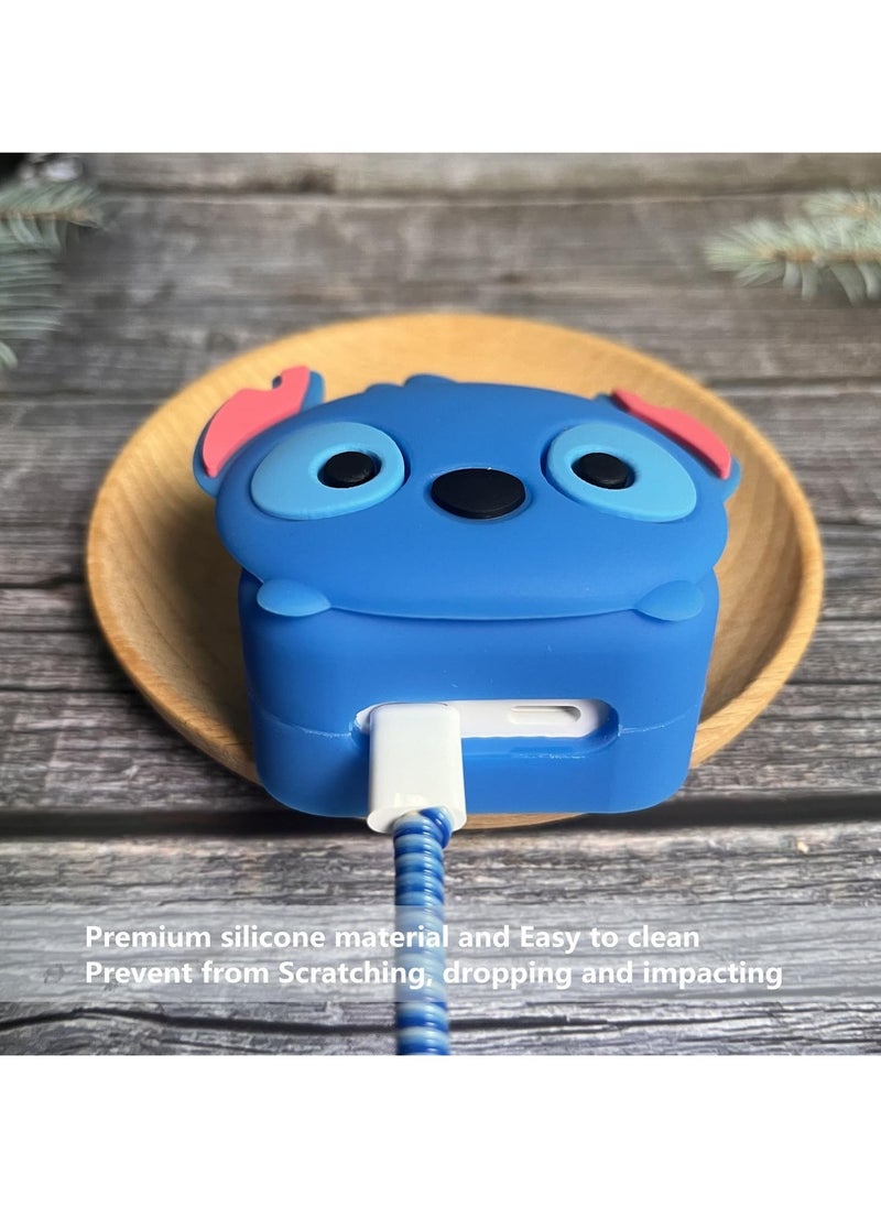 KIIUMI - 3D Cartoon Series Slim Charger Protector Compatible with iPhone 18W 20W， Fast Charging Cable Protector， Cover Data Cable Protector - Image 1